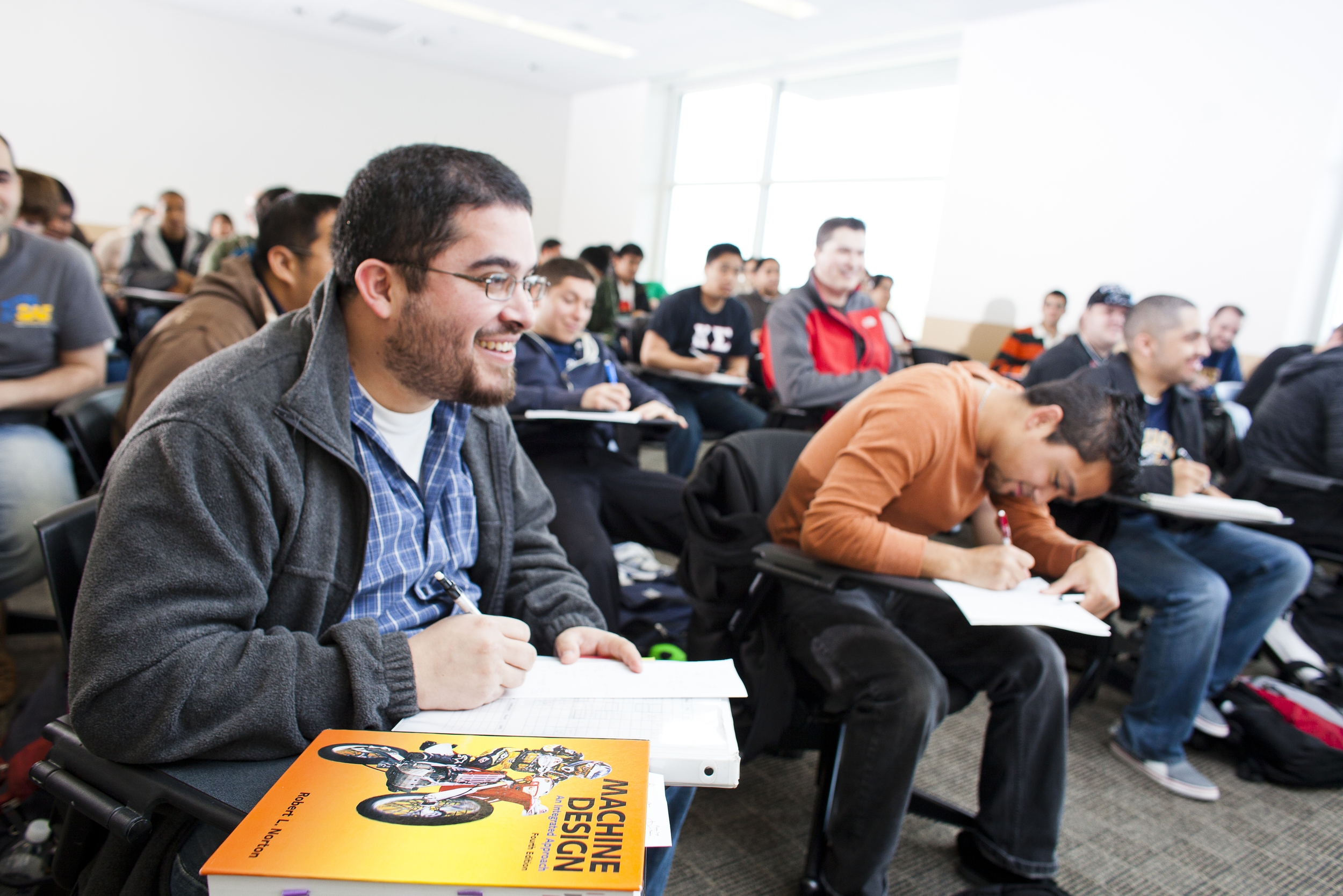 Student analytics charts representing enrollment and student outcomes